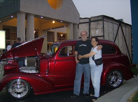 mom & dad & 38 chevy