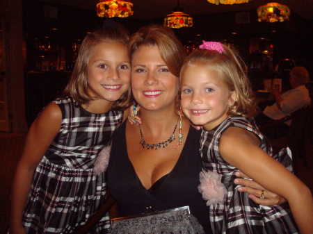 Madeline, me, and Julia  August 2007