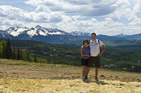 Margo and Dean in Telluride, CO
