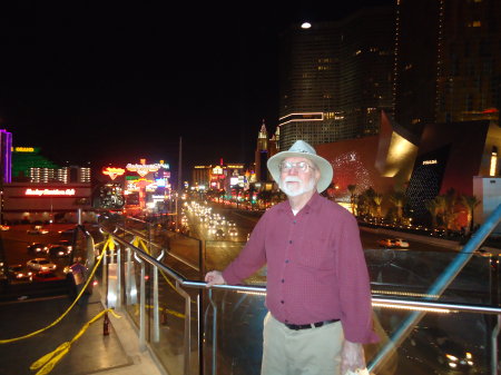 my husband, Gene in Vegas