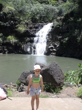 Alana at Waimea Falls