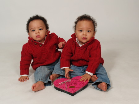 My twin sons - Cole & Maddox