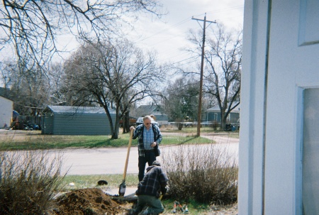 Dad and Donny SD House April 2010