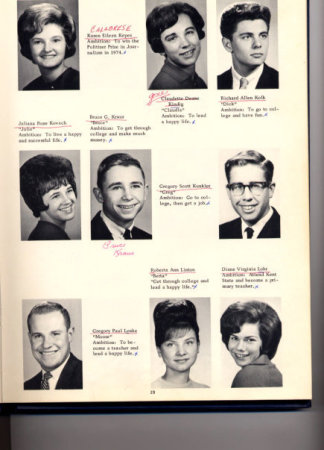 Pat Schaffer,Clark's album, Class of 1964