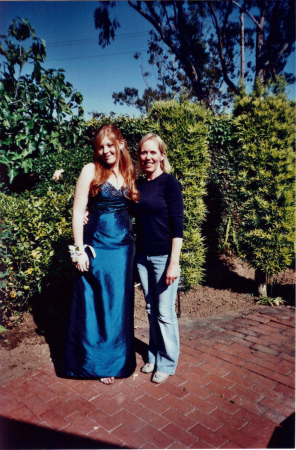 my daughter Brittany and I-senior prom 2008