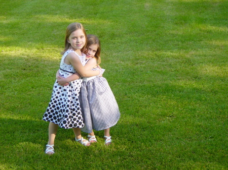 Our girls Abigail and Isabella, May 2008