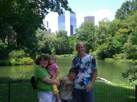 Family picture in Central Park