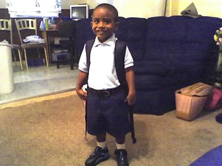 jalen's 1st day of school