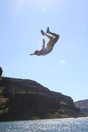 Annual Family cliff jumping