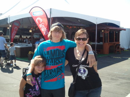 The kids and I at the OC Fair...... :)