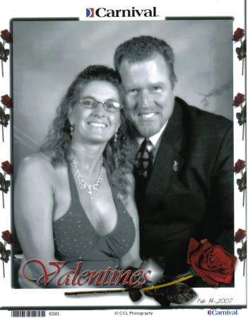 Keith and I on Valentine Cruise