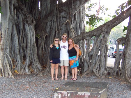 family pic in kona