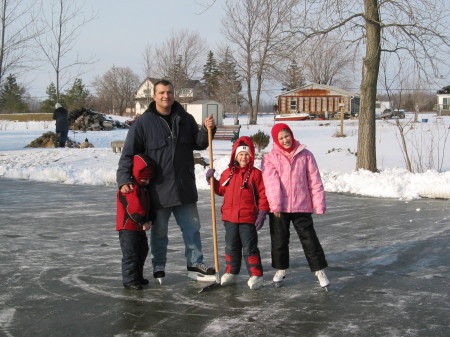 Skating on Pond