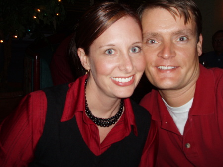 Carrie & Daryl at dinner