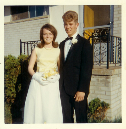 With Tom Myers at Senior Prom 1966