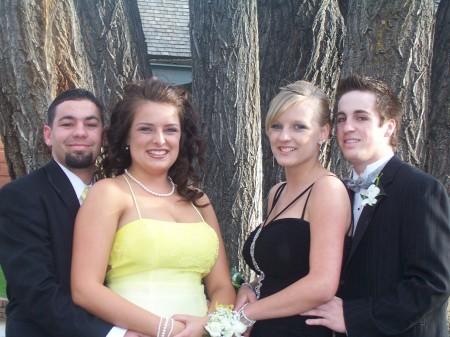 my girls at prom in 2007