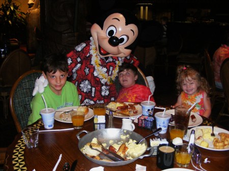 Breakfast with Mickey Mouse