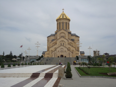 The Sameba (Trinity) Cathedral in Georgia. 