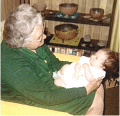 Grandma and I - 1972 - 2.5 months old