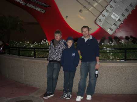 The boys at Disney World Dec 2007
