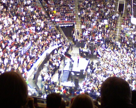 Barack Obama at Key Arena