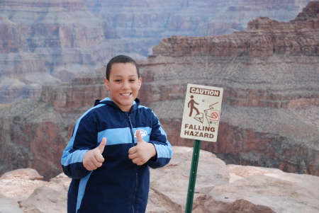 Zach at the Grand Canyon