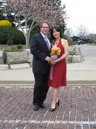 Bob and his wife, Liu April 19, 2008