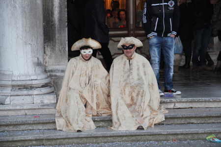 Walter Calkins' album, Masks and costumes of Carnavelle