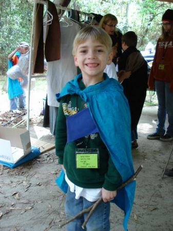 My Cub Scout at his Campout