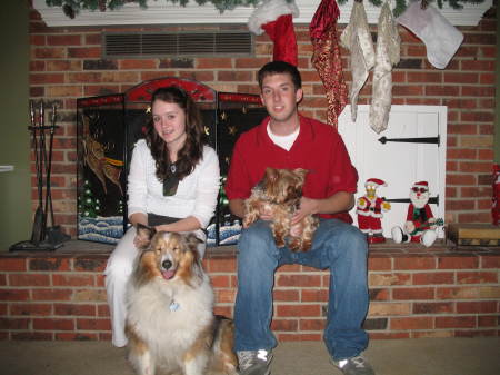 sean and caitlin and dogs