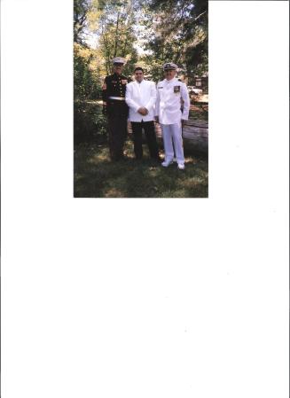 John Lund, Mike, Me at his wedding 8-99