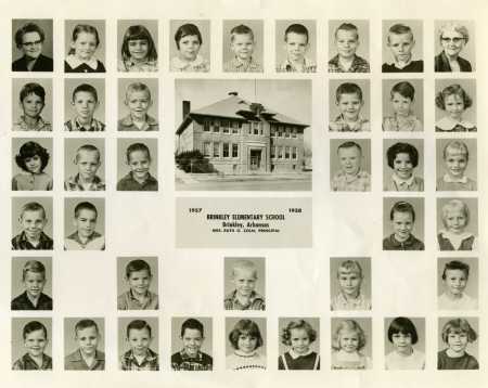 2nd grade in Brinkley, 1957