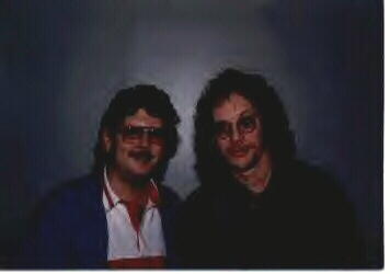 Warren Zevon backstage