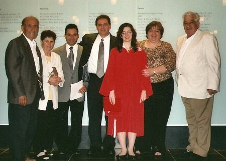 My Family at Melissa's graduation