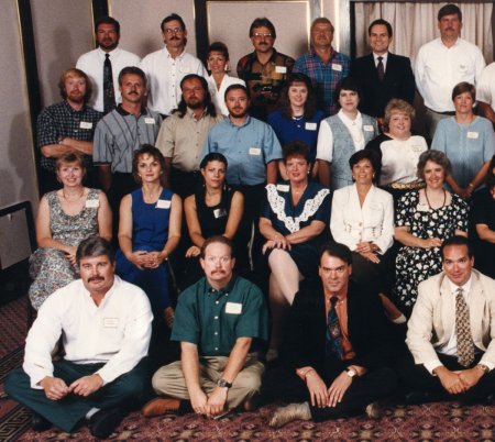 Garner Sr High class of 75 reunion - 1995