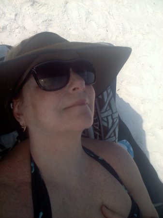 Relaxing on the beach, Santa Rosa Beach, FL