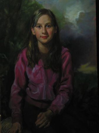Painting of my daughter Madeleine