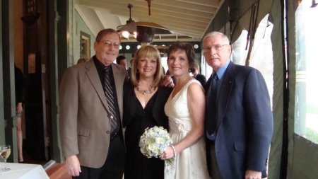 Four siblings at Missy's wedding, 3/25/11