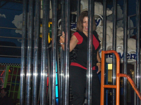 Dancing in "THE CAGES"