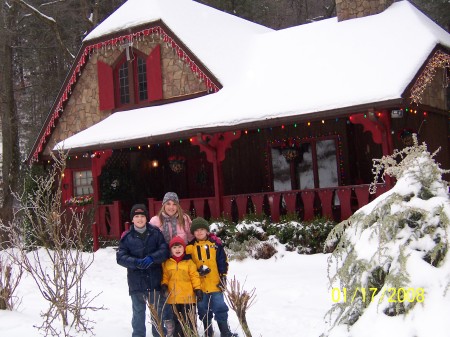 Fun in the snow!  Jan. 2008