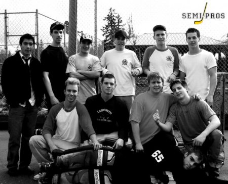 Ben's road hockey team