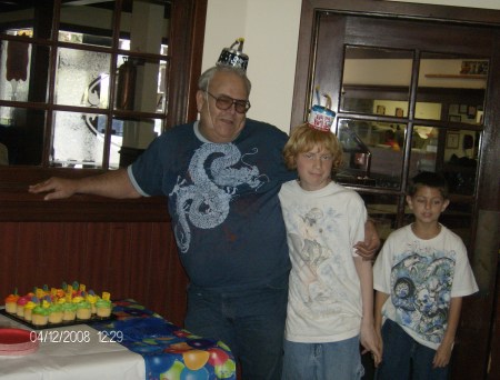 Cameron & Grandpa Bday 2008