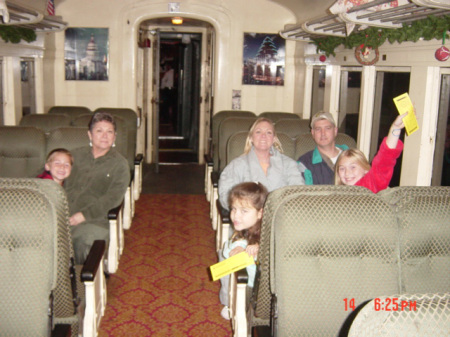 Our annual train ride on the Polar Express.
