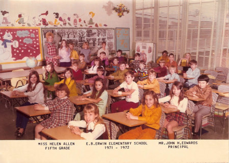 Dale Gorham's album, Erwin Elementary 5th Grade - Miss Helen Allen