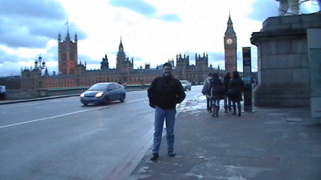 Me in London in February, 2011