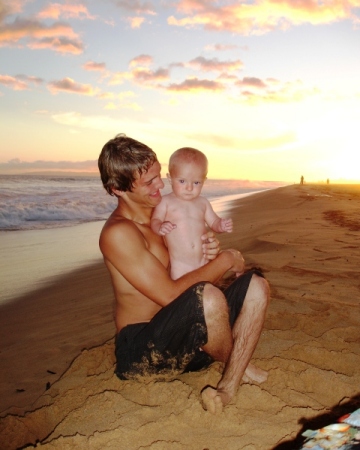 My two sons..Shane and Matthew in Kauai