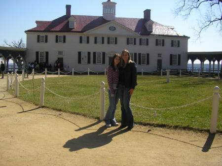 My daughter and me at Mount Vernon