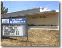 Peavine Elementary School Logo Photo Album