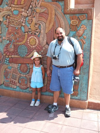 Miranda and I at Disney (2007)