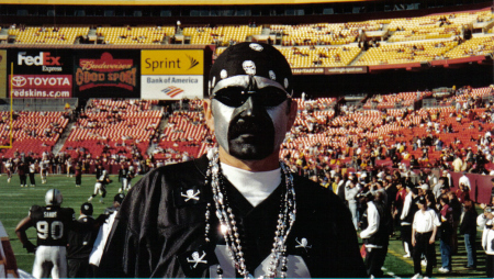 Art at a football game 2005